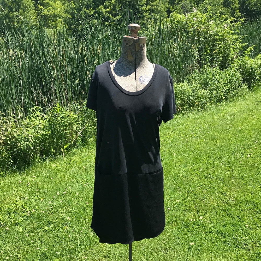 Dolan Anthro Black Pocket Dress